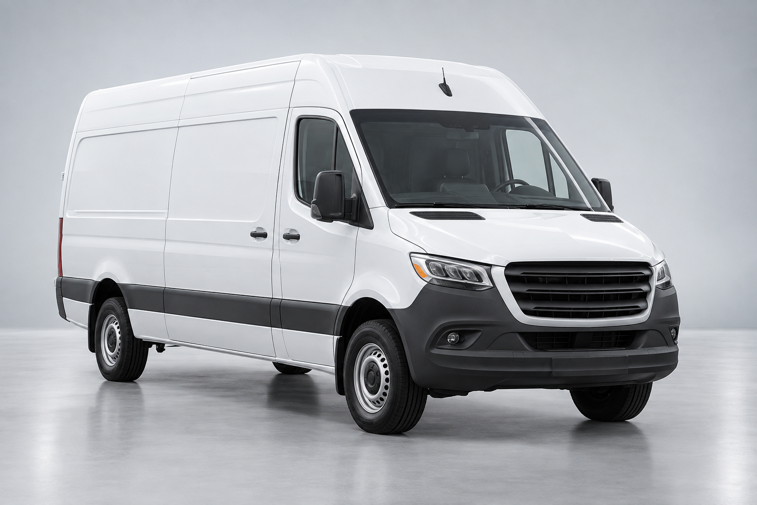 White 2500-class high-roof cargo van